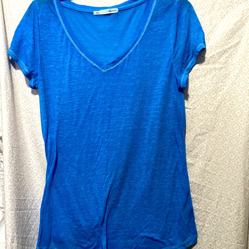 💥3/$30 Maurices size L good condition color blue